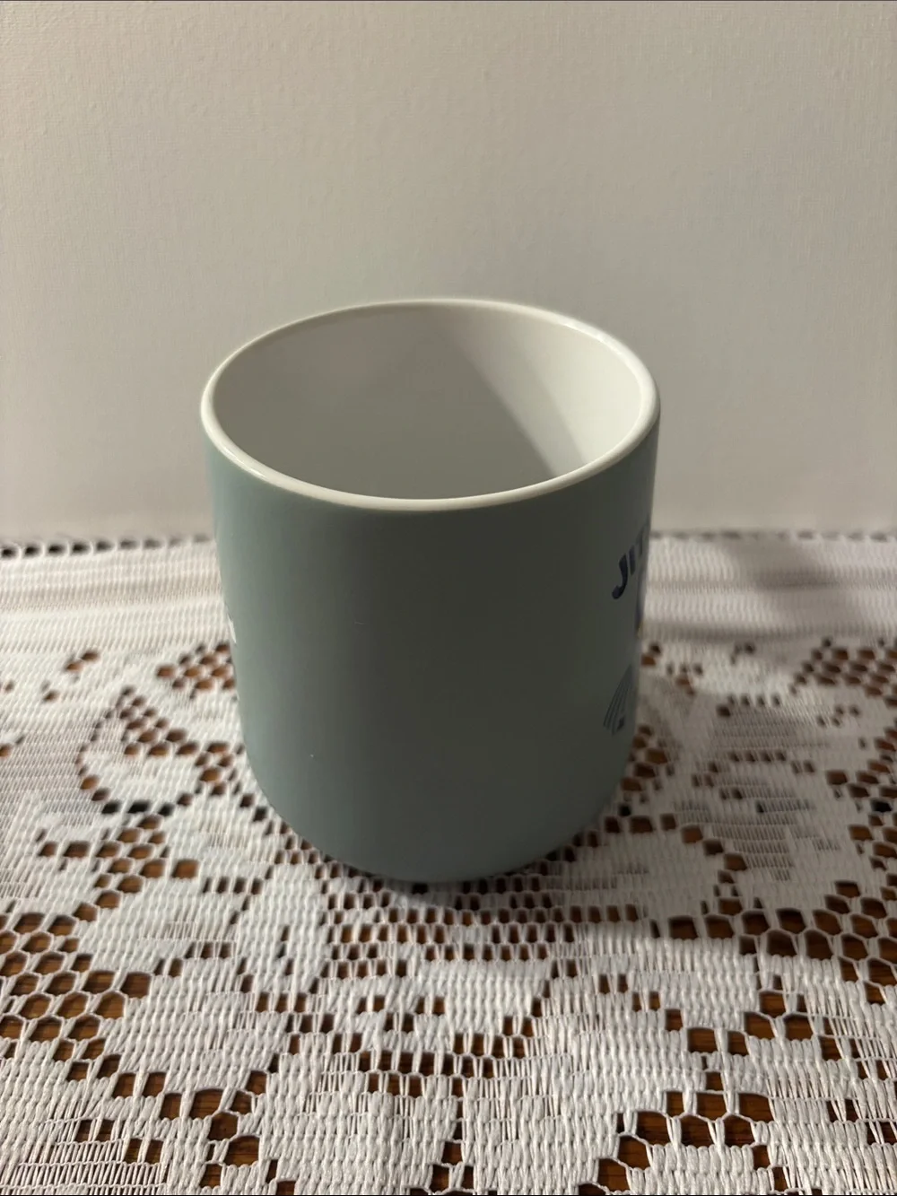 Jittery Joe's Light Blue Ceramic Mug